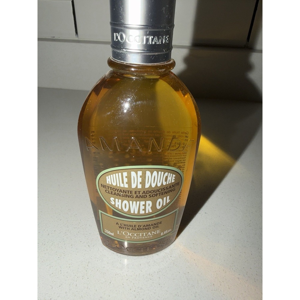 L'Occitane Cleansing & Softening Almond Shower Oil 8.4 Fl Oz